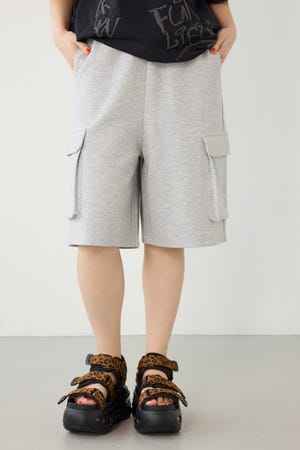 【UNISEX】SHARE DRY スウェットカーゴショートパンツ