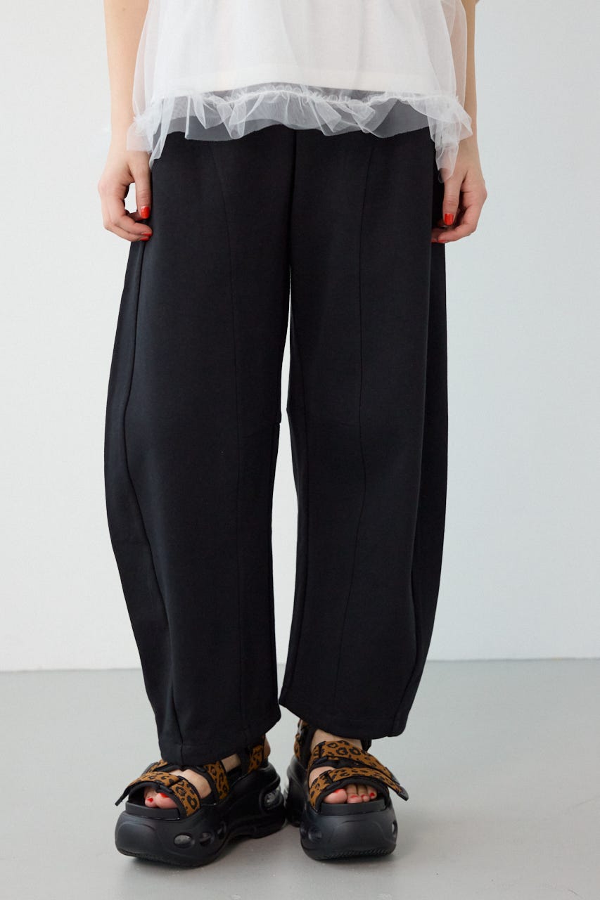 【UNISEX】SHARE DRYバレルスウェットパンツ BLK M