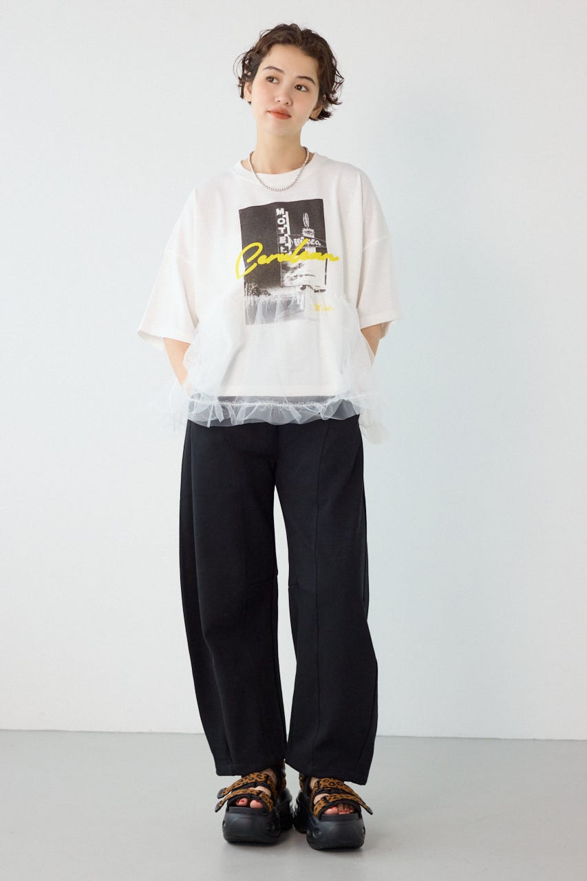 【UNISEX】SHARE DRYバレルスウェットパンツ BLK M