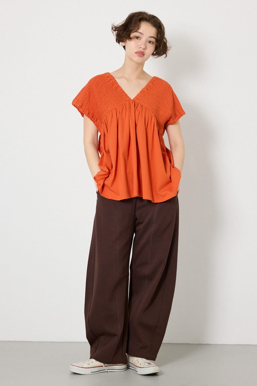 【UNISEX】SHARE DRYバレルスウェットパンツ BRN M