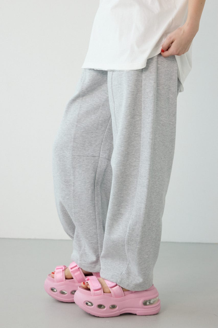 【UNISEX】SHARE DRYバレルスウェットパンツ L/T.GRY M