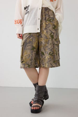 【UNISEX】SHARE DRY PTTERN スウェットカーゴショートパンツ
