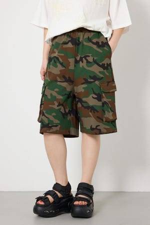 【UNISEX】SHARE DRY PTTERN スウェットカーゴショートパンツ
