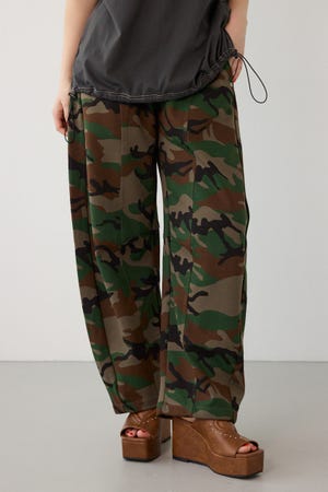 【UNISEX】SHARE DRY PTTERN バレルスウェットパンツ