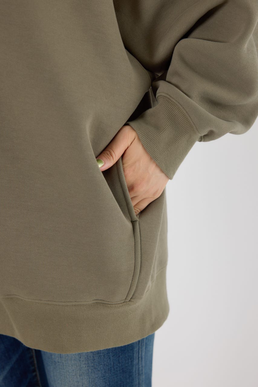 エンボスBIG ZIPパーカー KHA FREE