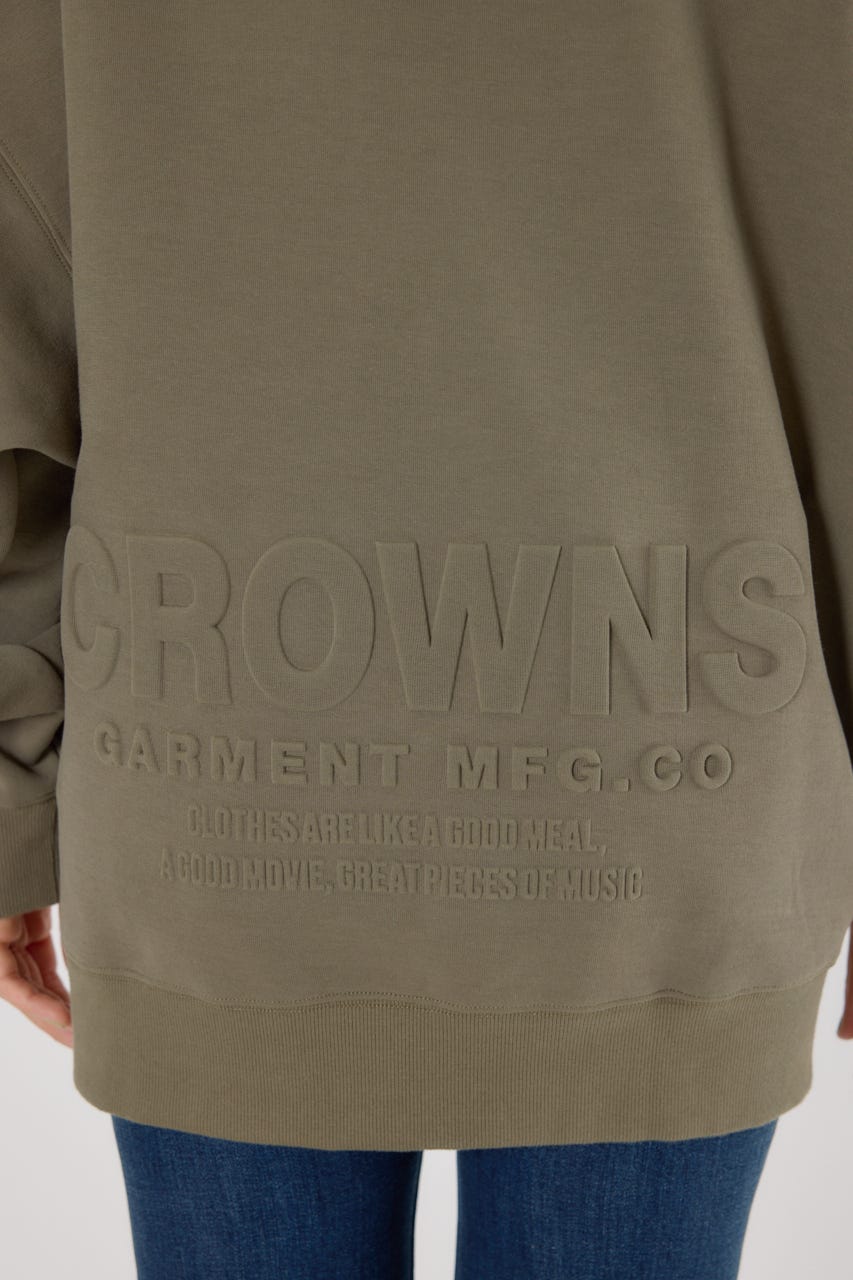 エンボスBIG ZIPパーカー KHA FREE