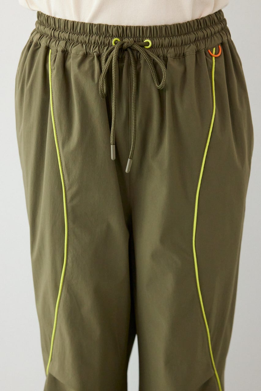 【UNISEX】W/Rパイピングパラシュートパンツ KHA M