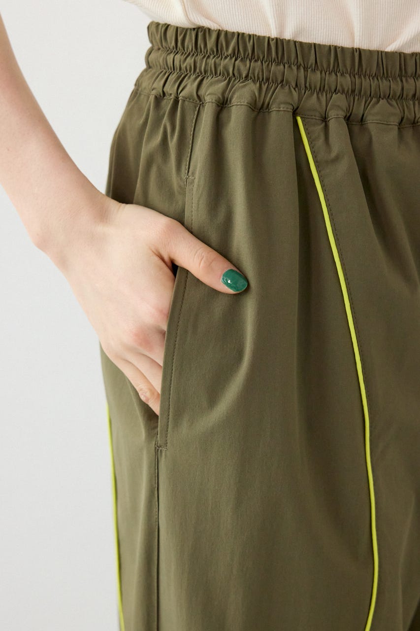 【UNISEX】W/Rパイピングパラシュートパンツ KHA M