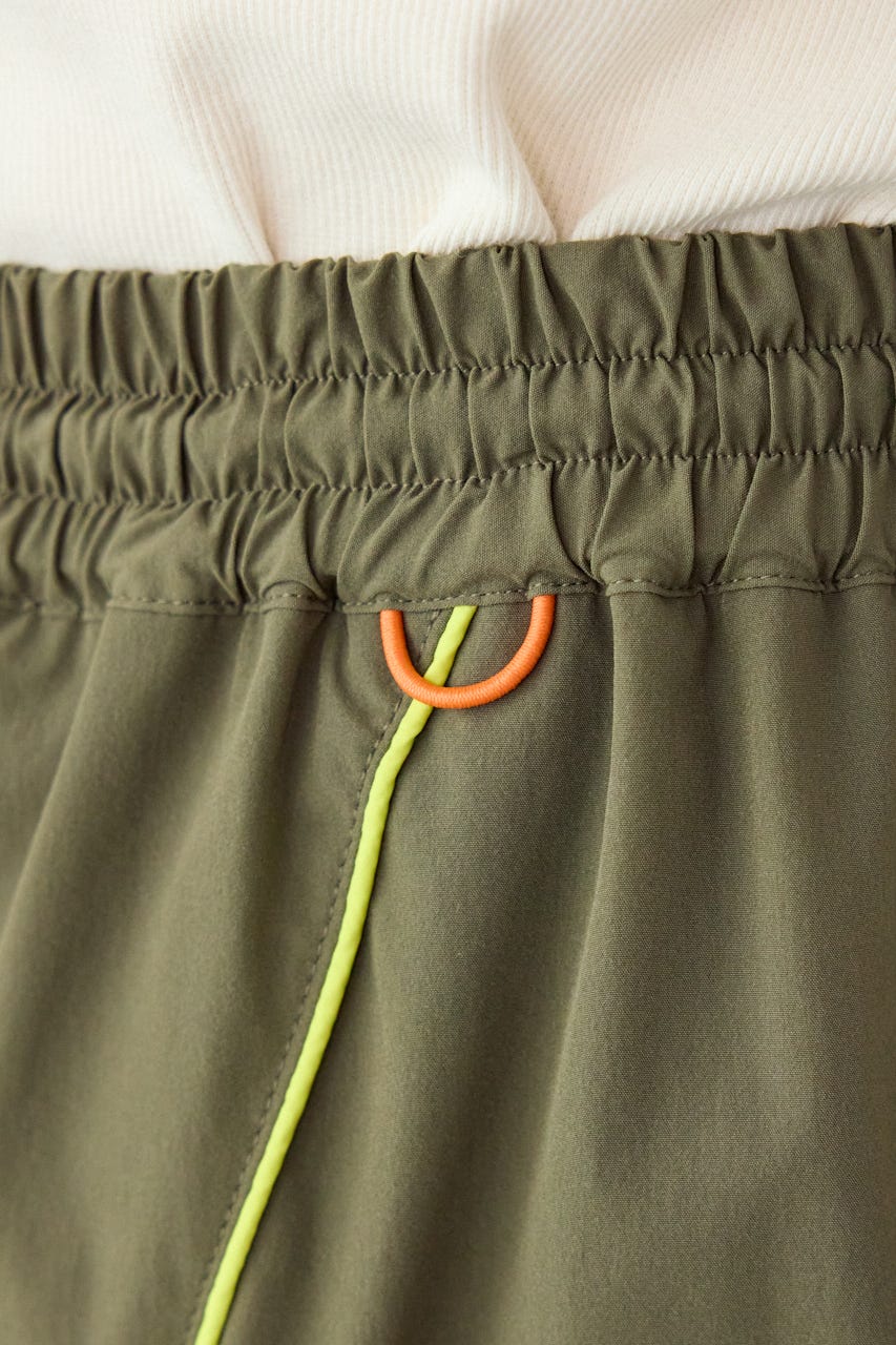 【UNISEX】W/Rパイピングパラシュートパンツ KHA M