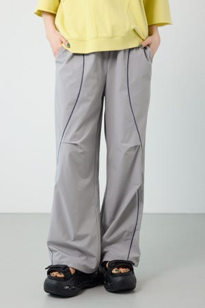 【UNISEX】W/Rパイピングパラシュートパンツ