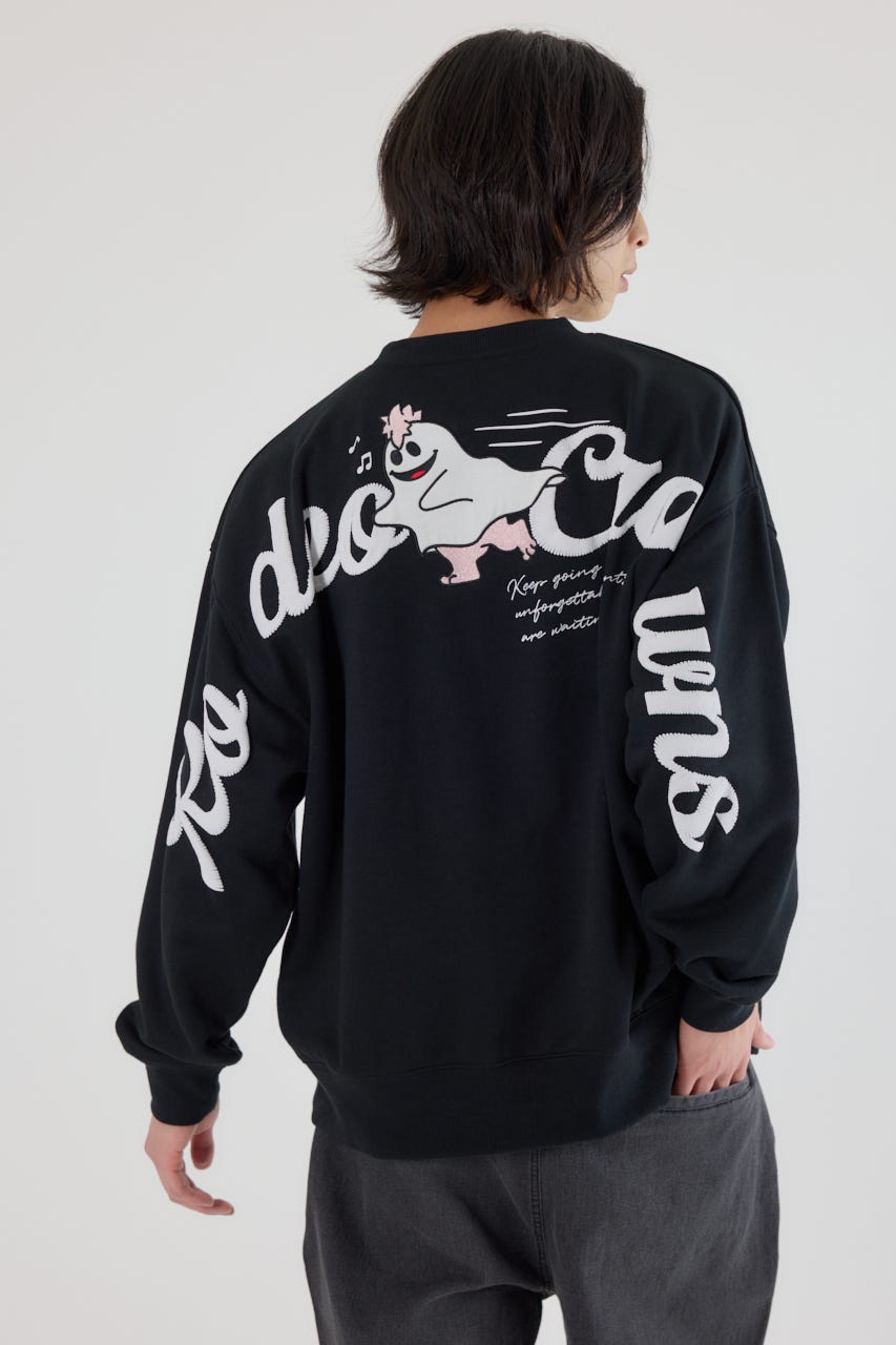 GHOST BEAR スウェットトップス BLK FREE