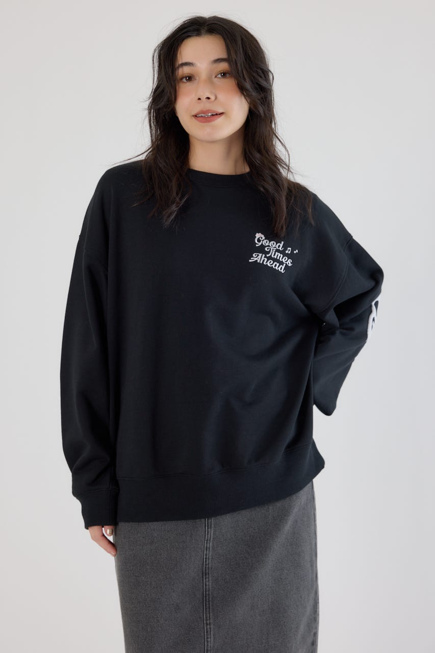 GHOST BEAR スウェットトップス BLK FREE