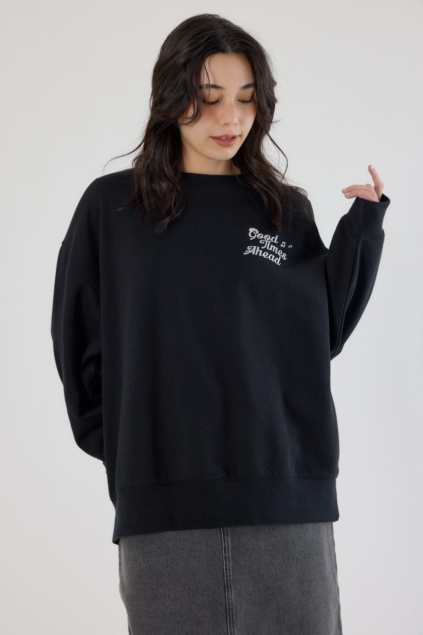 GHOST BEAR スウェットトップス BLK FREE