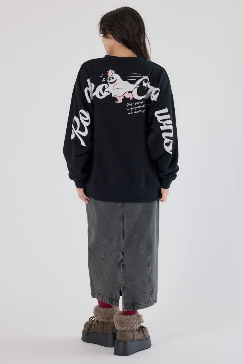 GHOST BEAR スウェットトップス BLK FREE