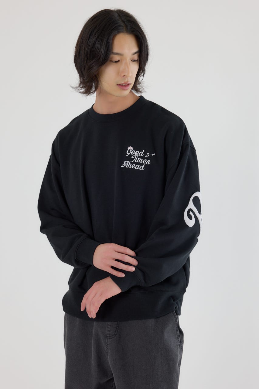 GHOST BEAR スウェットトップス BLK FREE