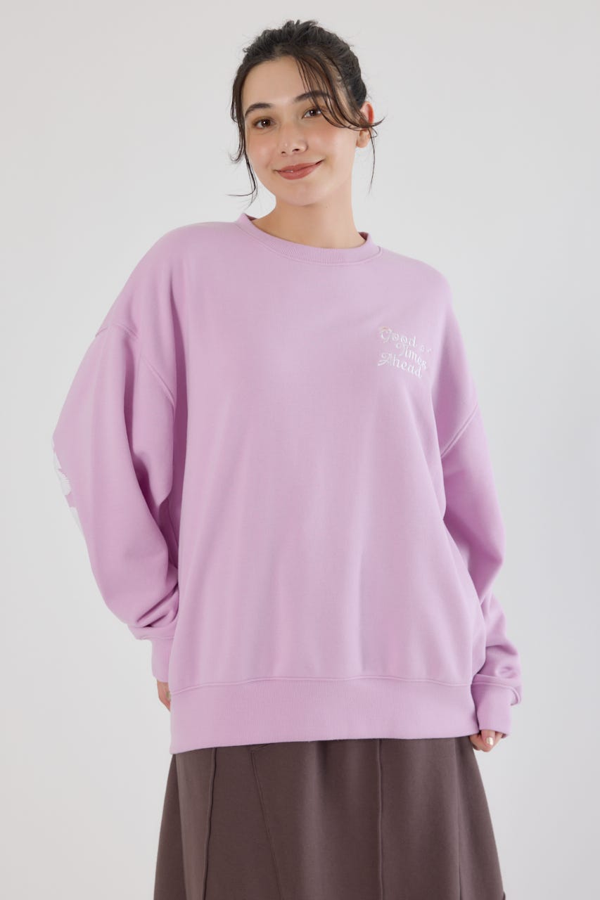 GHOST BEAR スウェットトップス L/PUR FREE