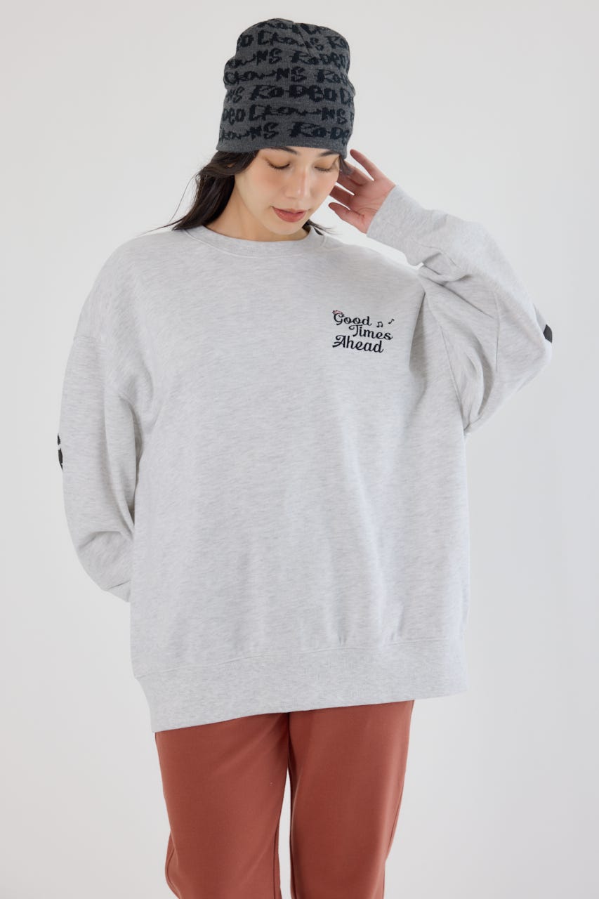 GHOST BEAR スウェットトップス L/T.GRY FREE