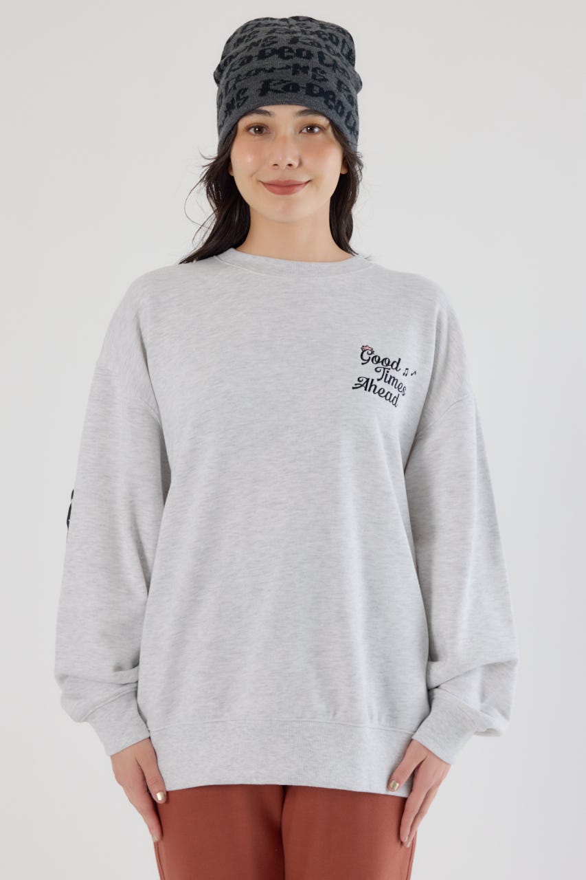 GHOST BEAR スウェットトップス L/T.GRY FREE