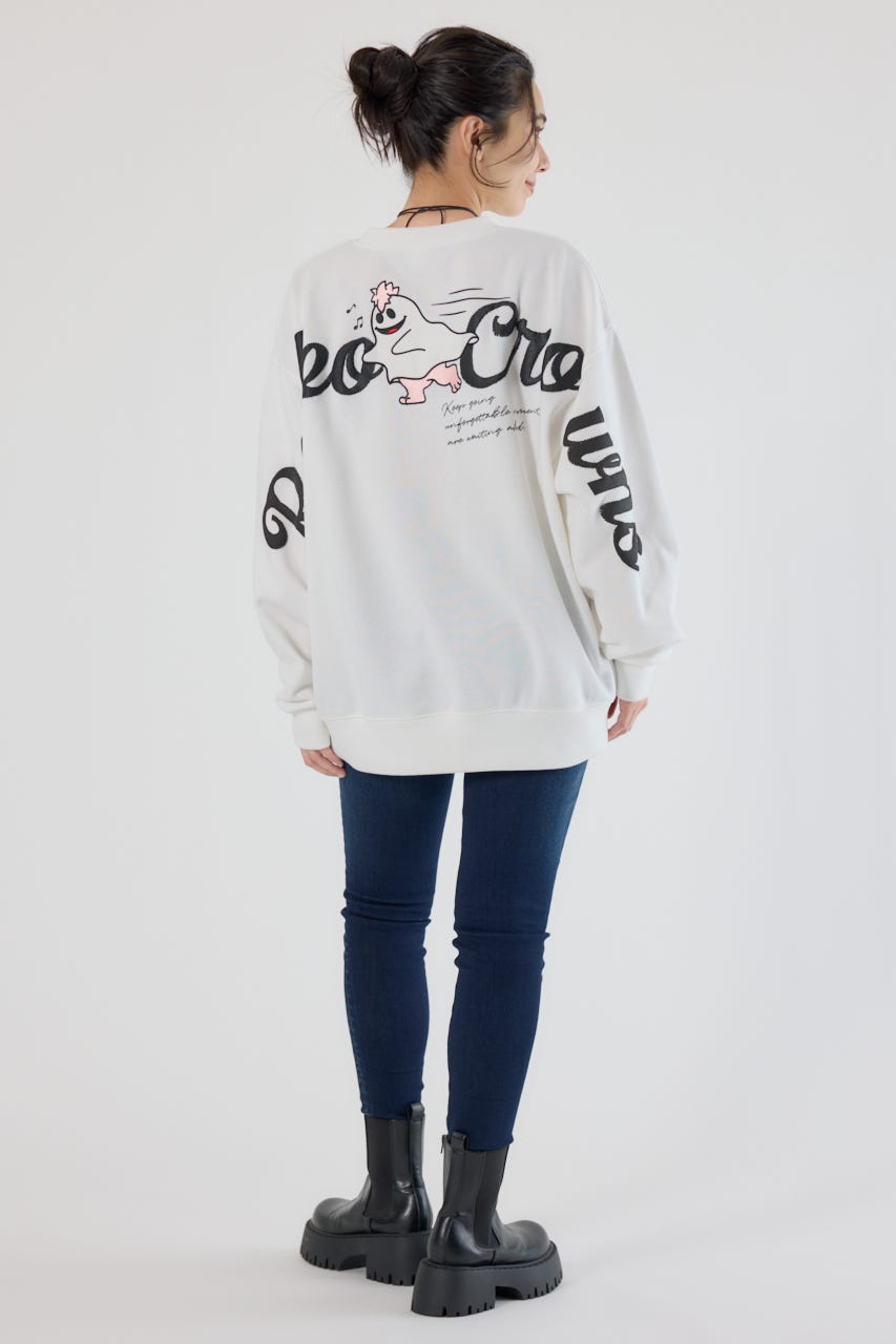 GHOST BEAR スウェットトップス O/WHT FREE