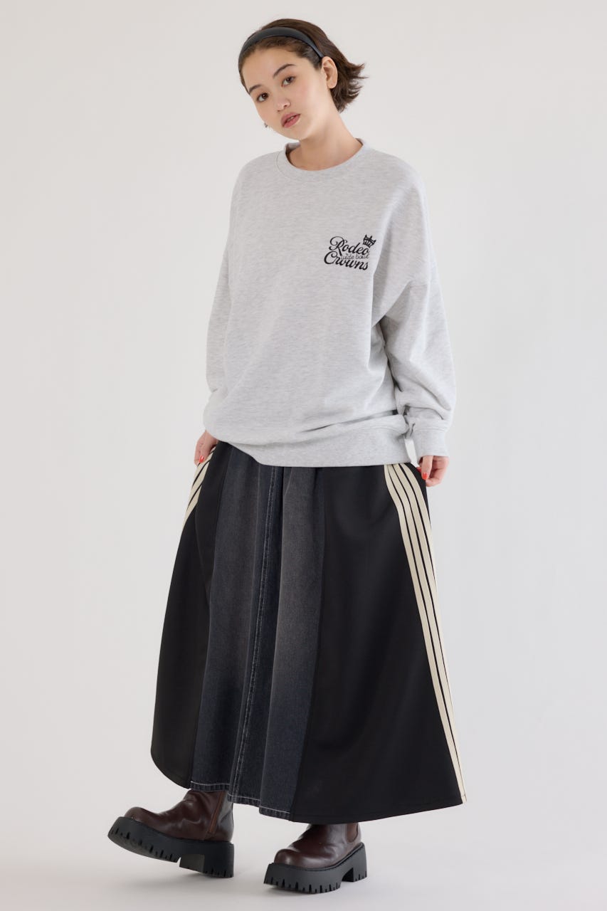 【UNISEX】モノグラムロゴスウェット L/T.GRY L