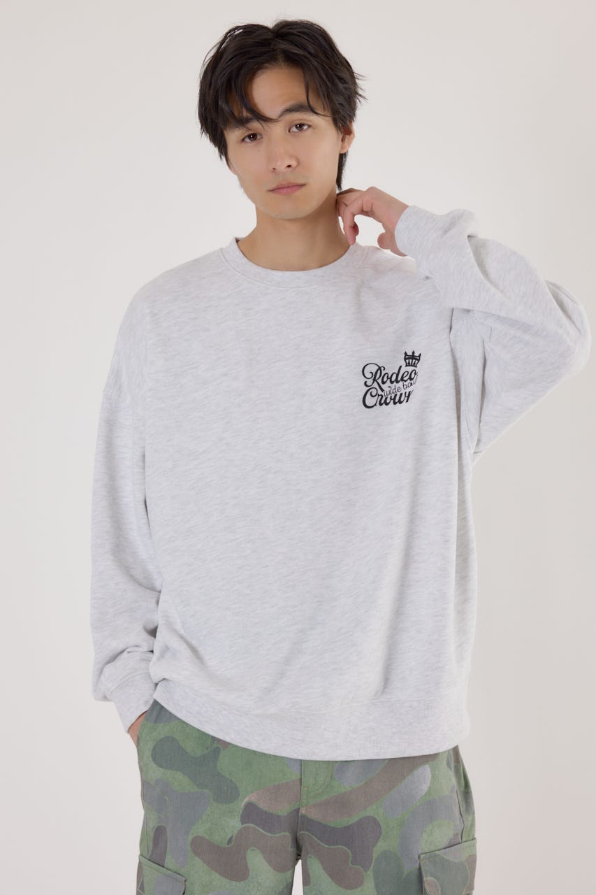 【UNISEX】モノグラムロゴスウェット L/T.GRY L