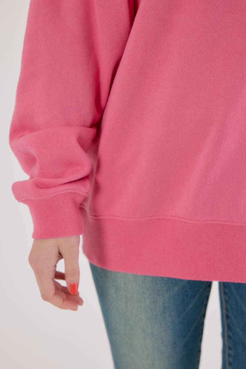 【UNISEX】モノグラムロゴスウェット PNK L