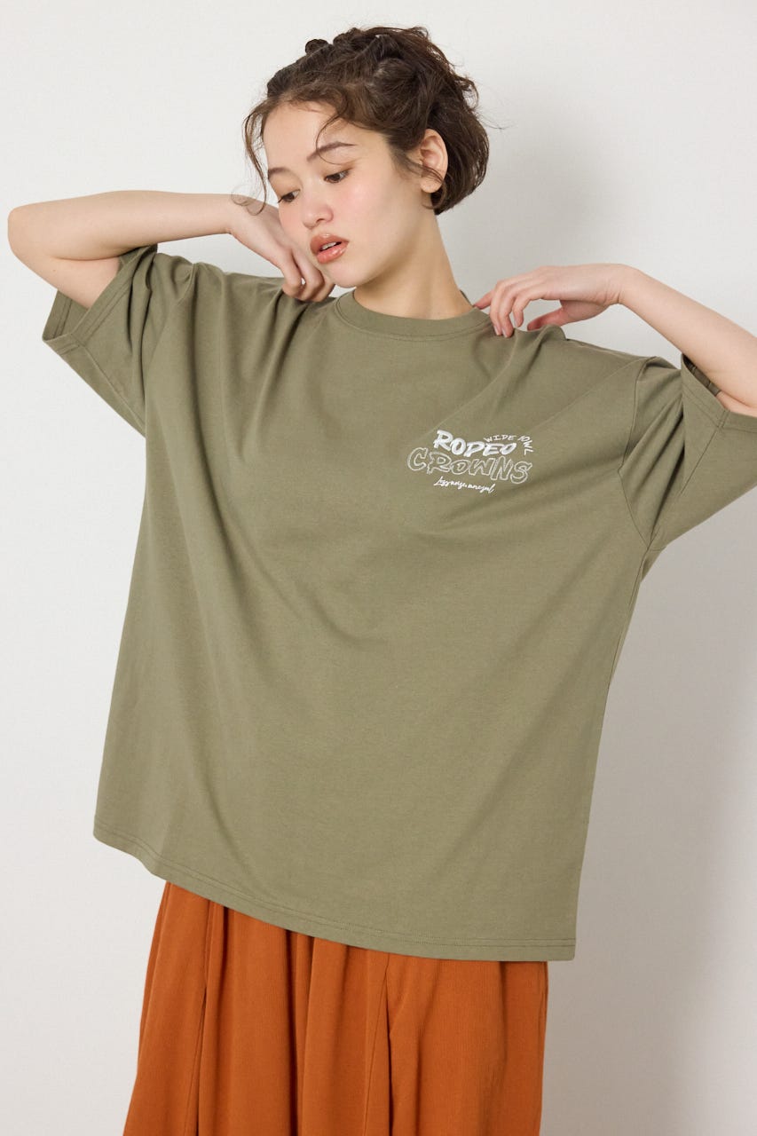 【UNISEX】Graffiti プリントTシャツ KHA L