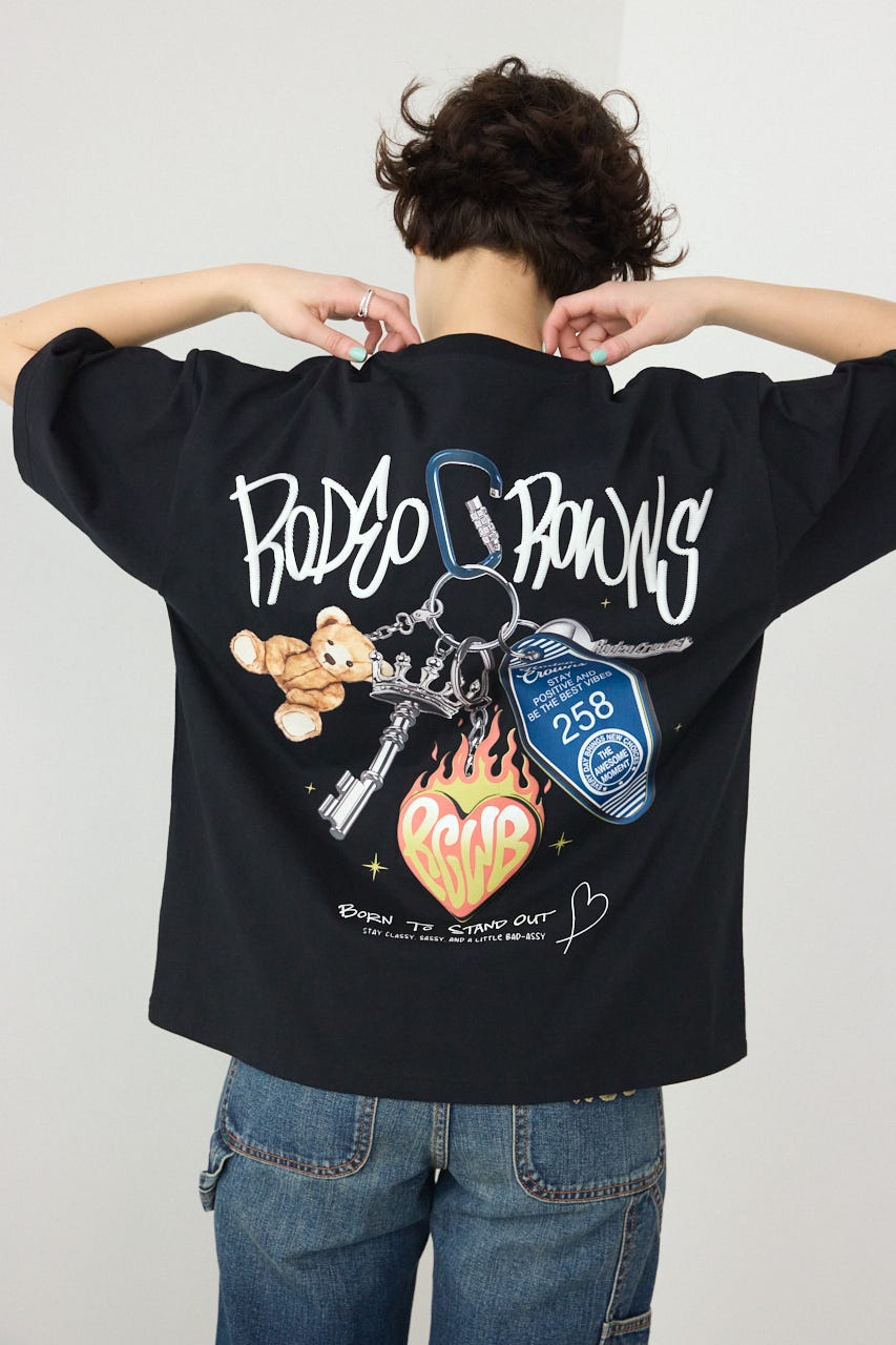 【SS先行アイテム】Key Ring Tシャツ BLK L