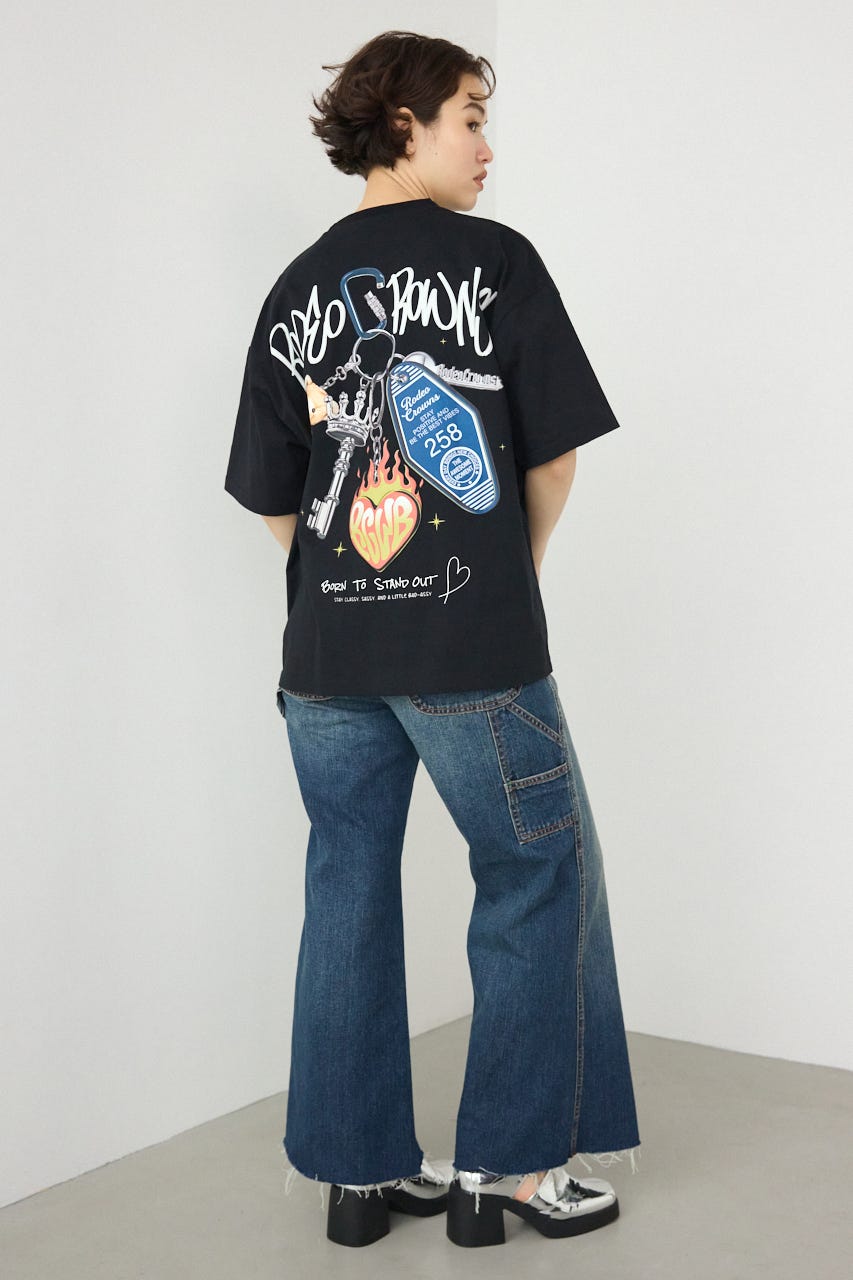 【SS先行アイテム】Key Ring Tシャツ BLK L