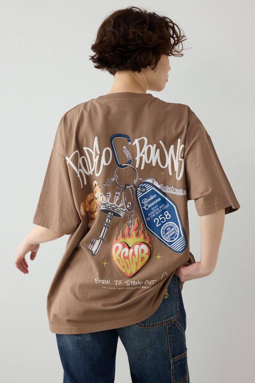 【SS先行アイテム】Key Ring Tシャツ L/BRN L
