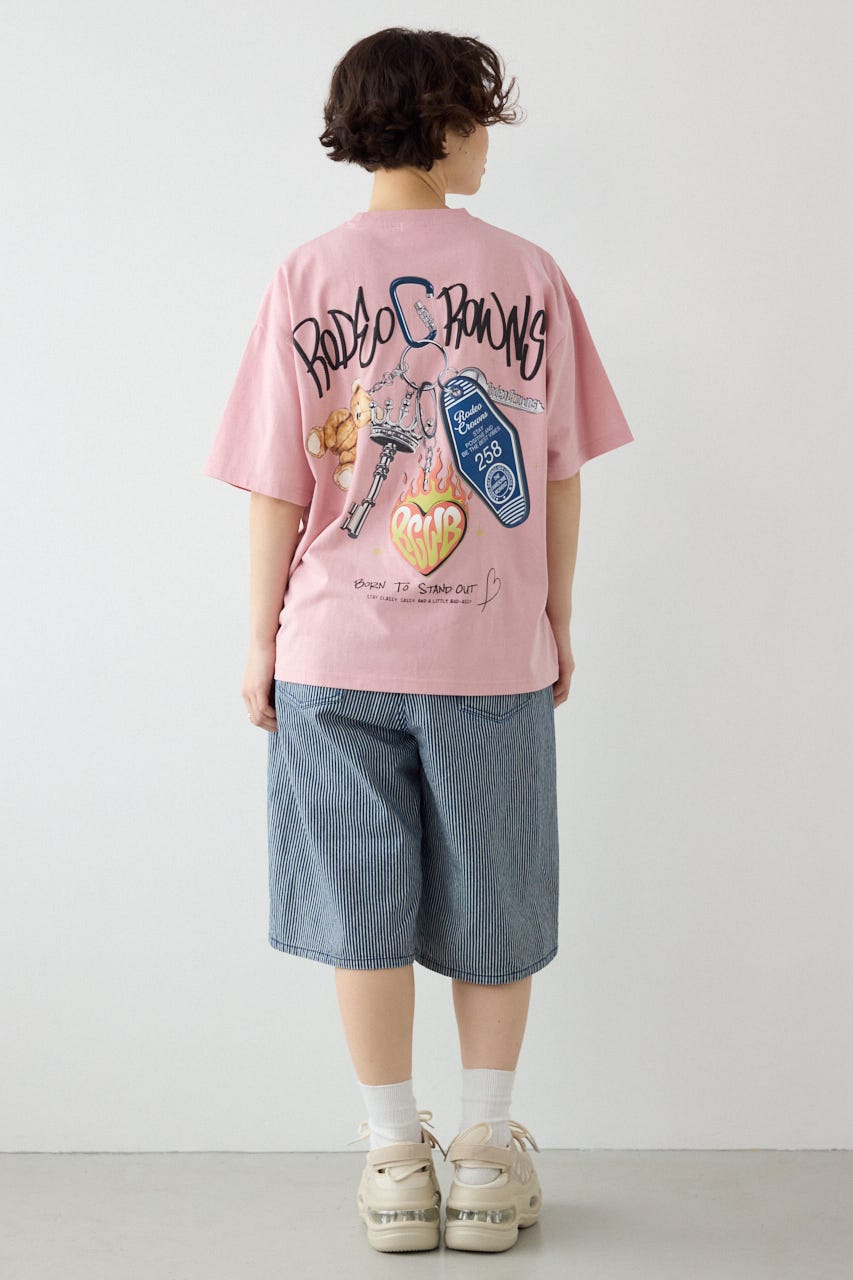 【SS先行アイテム】Key Ring Tシャツ L/PNK L