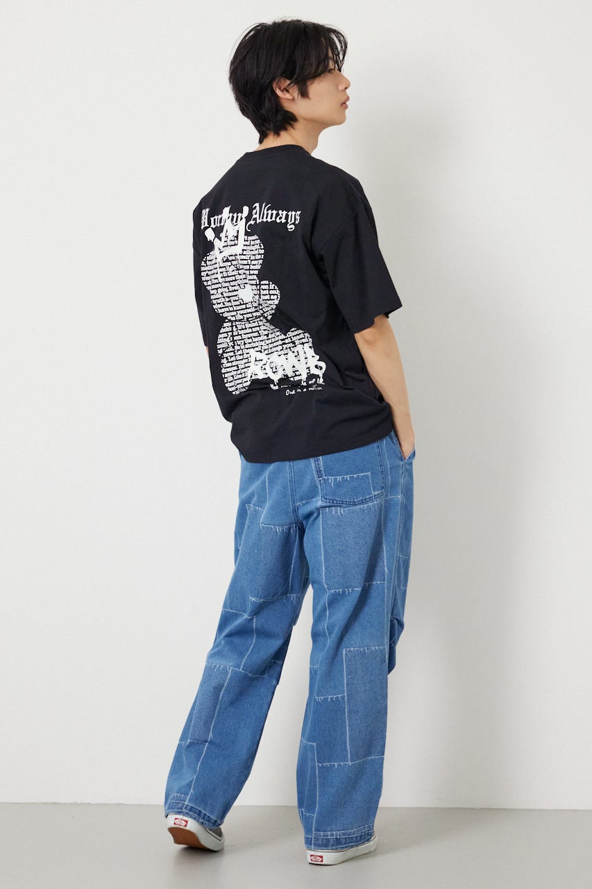 【UNISEX】Font Bear Tシャツ BLK M
