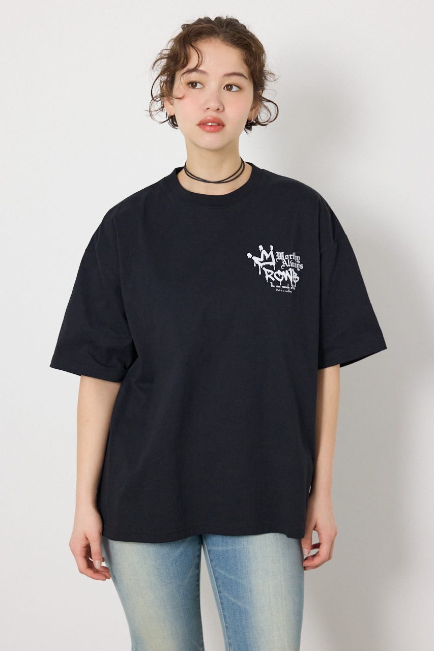 【UNISEX】Font Bear Tシャツ BLK M