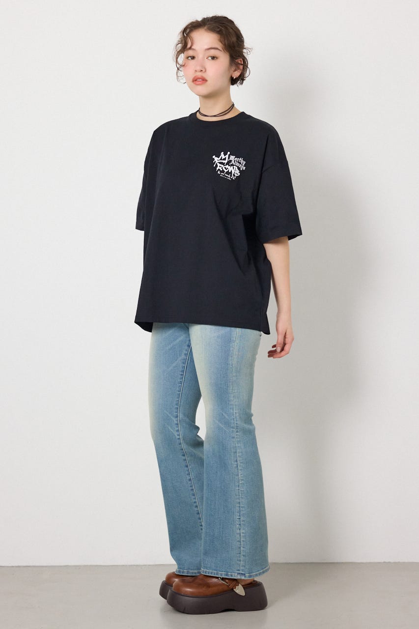 【UNISEX】Font Bear Tシャツ BLK M