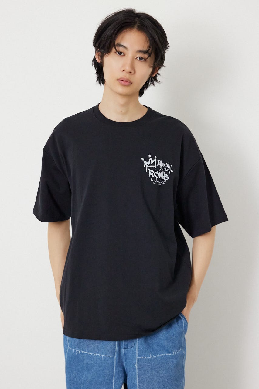 【UNISEX】Font Bear Tシャツ BLK M