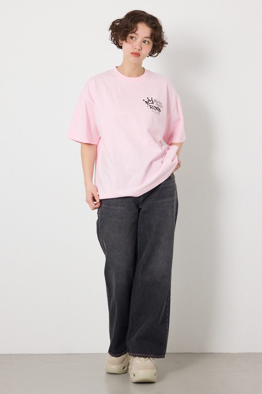 【UNISEX】Font Bear Tシャツ L/PNK M