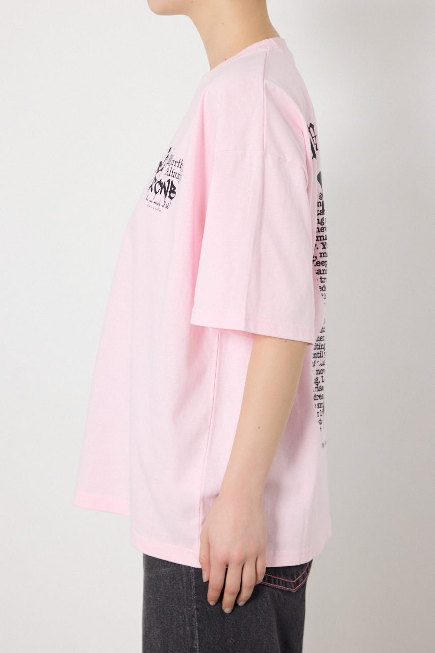 【UNISEX】Font Bear Tシャツ L/PNK M