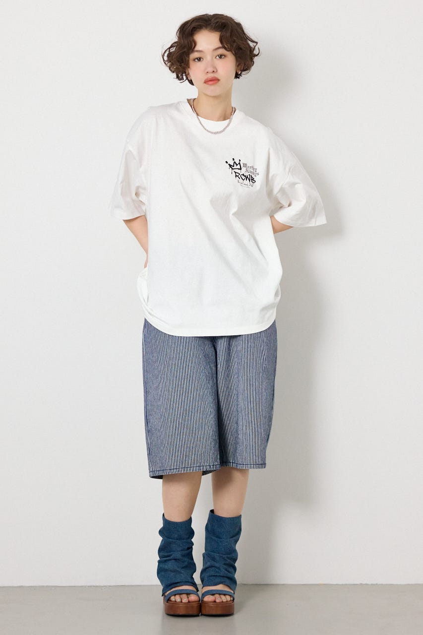 【UNISEX】Font Bear Tシャツ O/WHT M