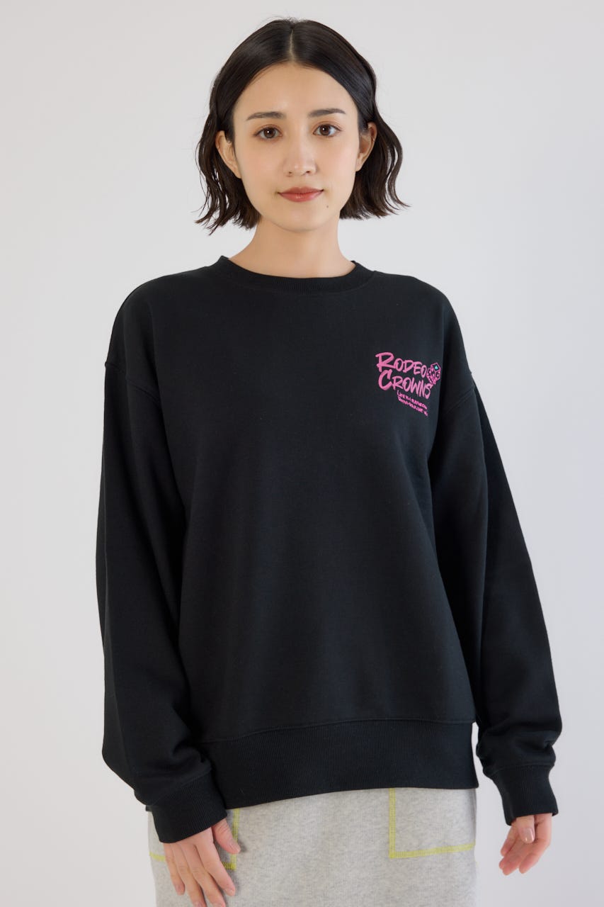 【UNISEX】Dangling Charmsスウェット BLK L