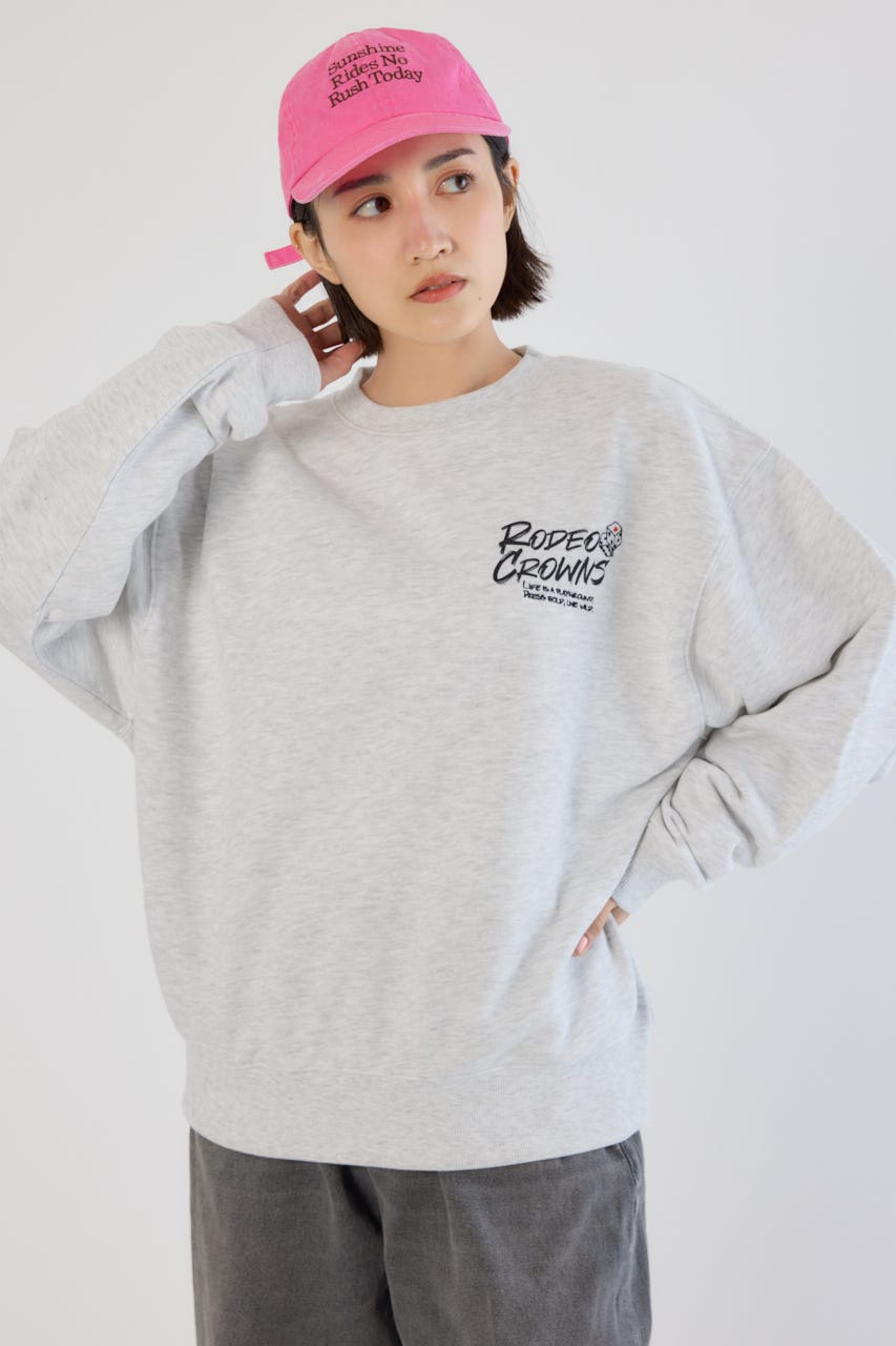 【UNISEX】Dangling Charmsスウェット T.GRY M