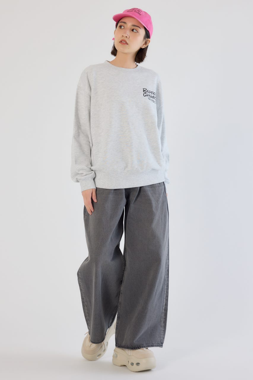 【UNISEX】Dangling Charmsスウェット T.GRY M