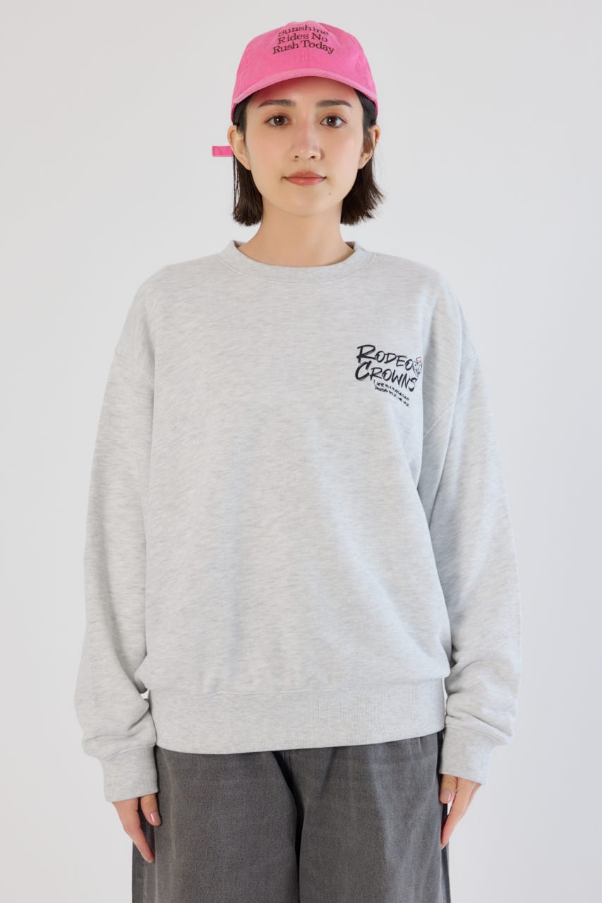 【UNISEX】Dangling Charmsスウェット T.GRY M
