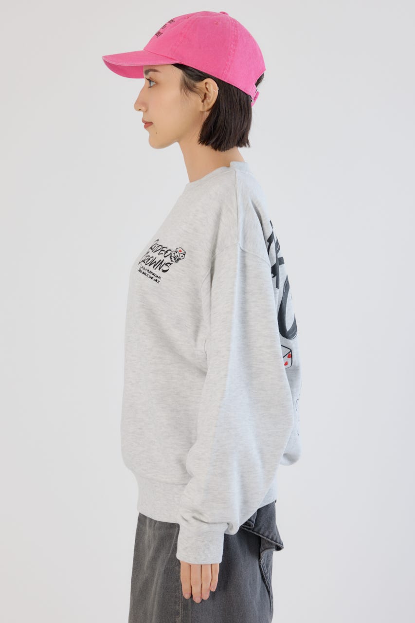 【UNISEX】Dangling Charmsスウェット T.GRY M