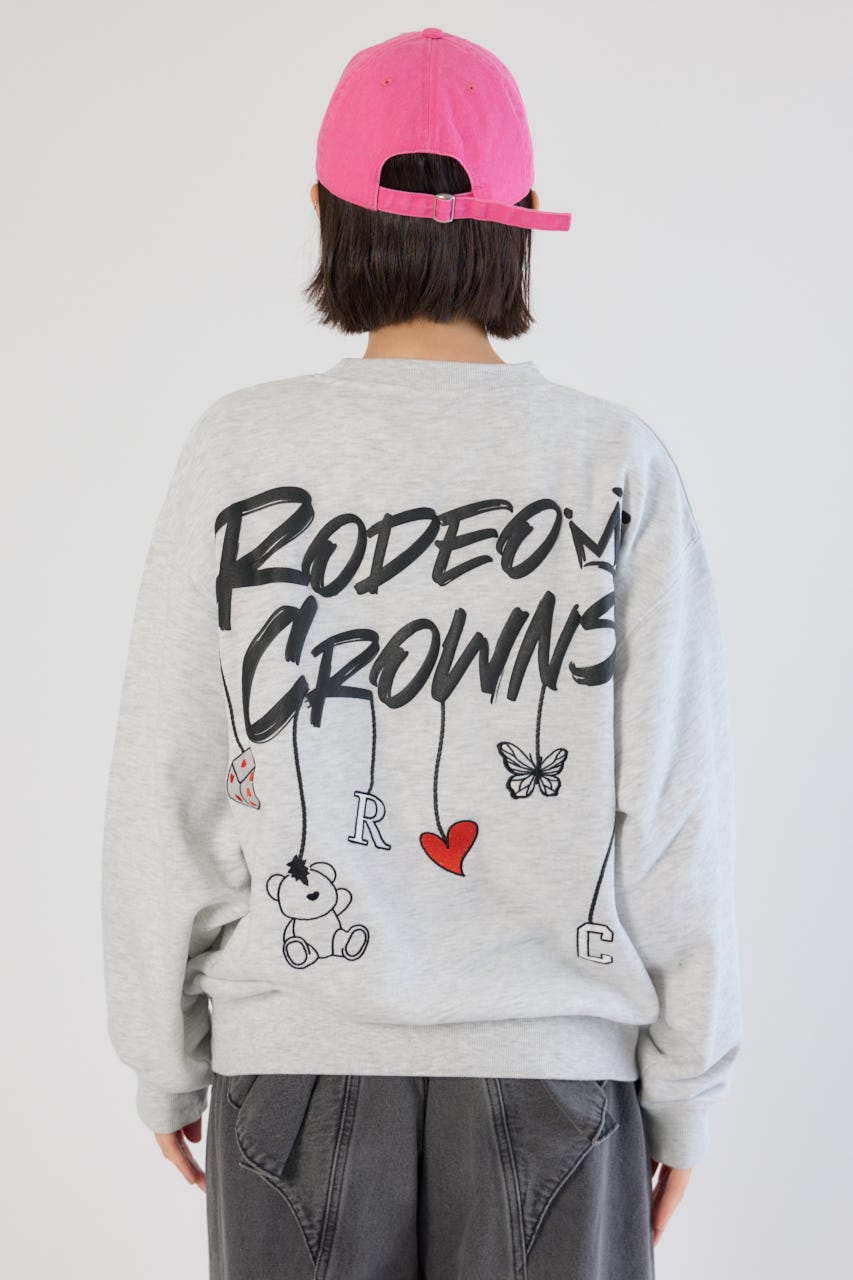 【UNISEX】Dangling Charmsスウェット T.GRY M