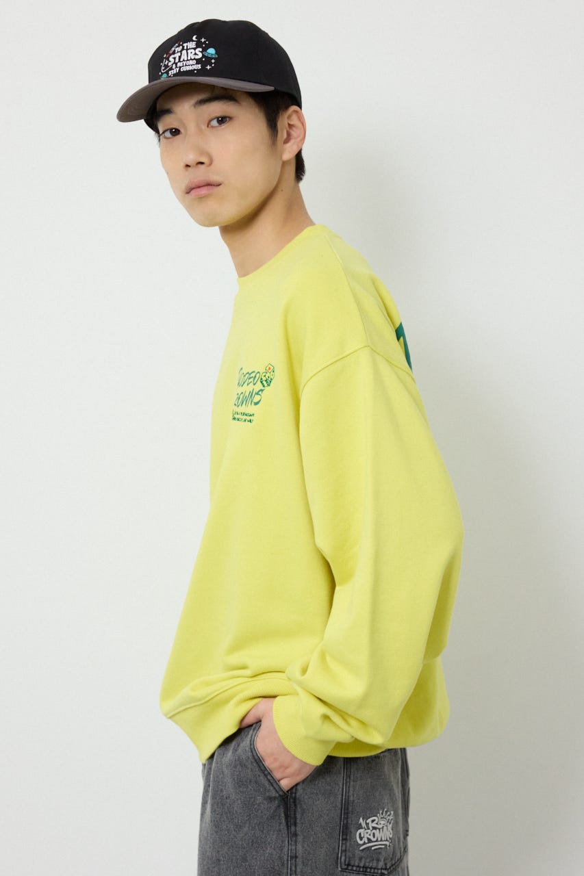 【UNISEX】Dangling Charmsスウェット YEL M