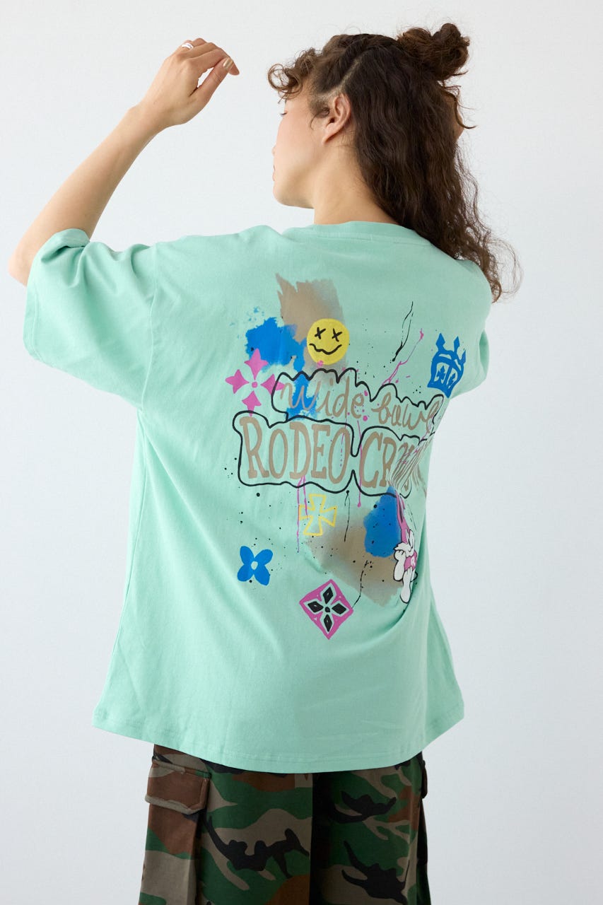 Spray Graffiti TEE MINT L