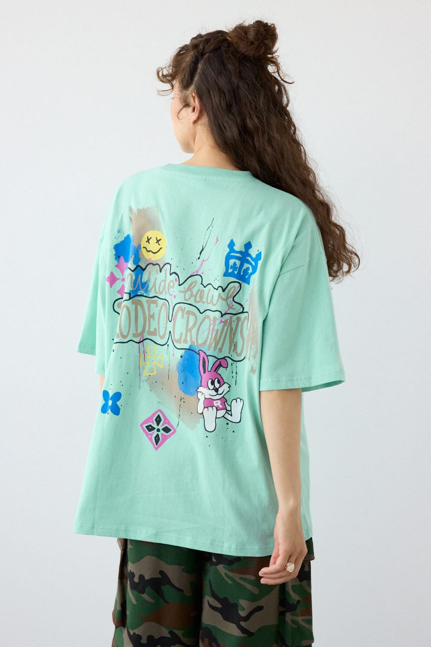 Spray Graffiti TEE MINT L