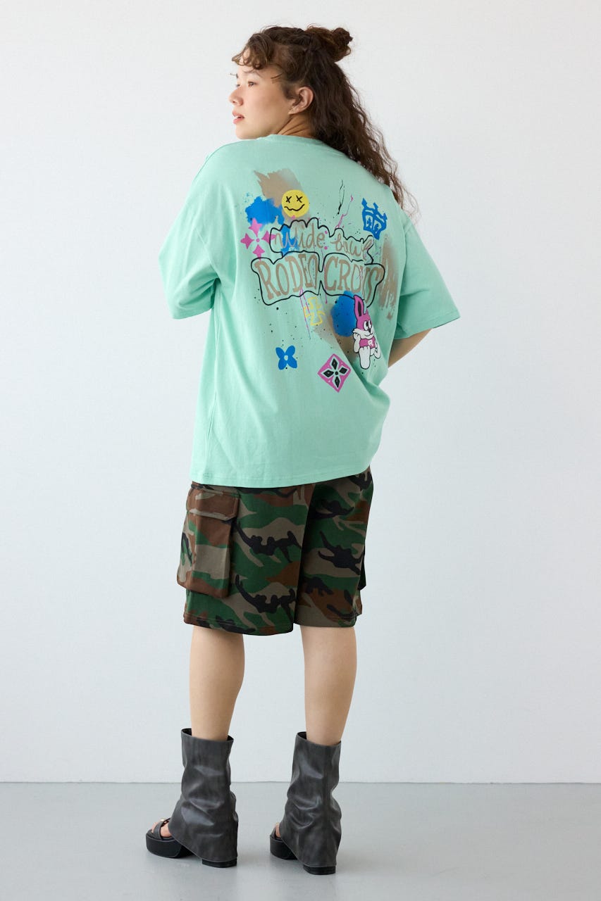 Spray Graffiti TEE MINT L