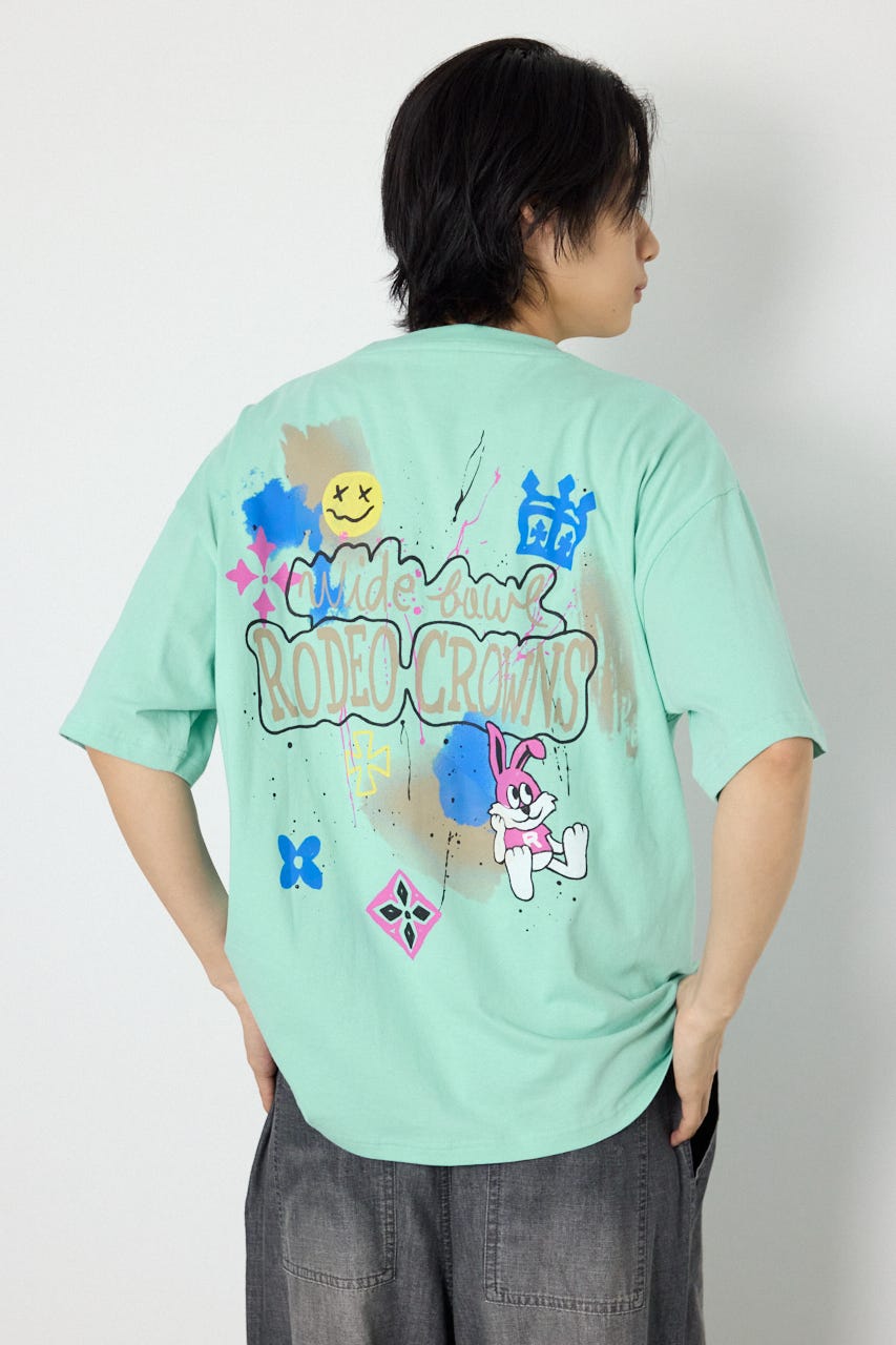 Spray Graffiti TEE MINT L