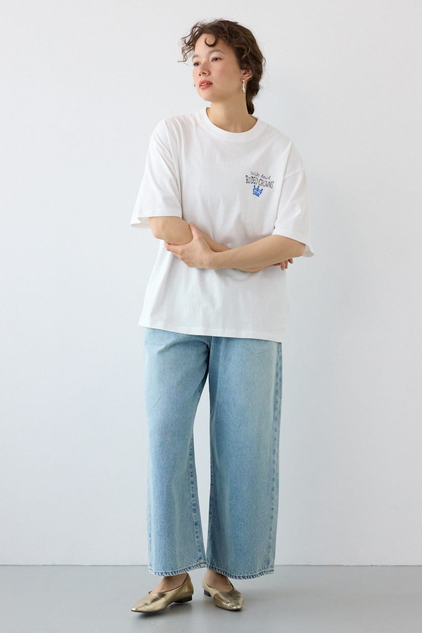Spray Graffiti TEE O/WHT L